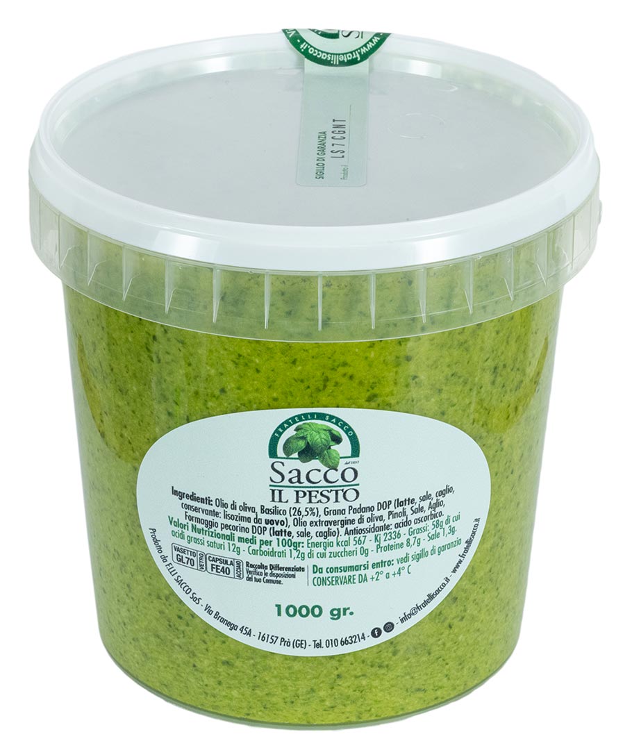 PESTO - VASO PLASTICA 1 KG